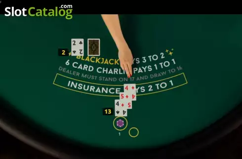 Game screen 2. Ultimate Blackjack with Rachael slot