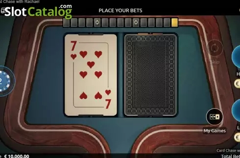 Bildschirm2. Card Chase with Rachael slot