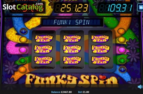Bildschirm8. Funky Spin slot