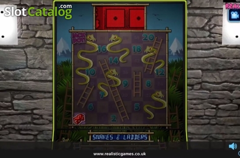 Schermo4. Snakes Ladders Deluxe slot