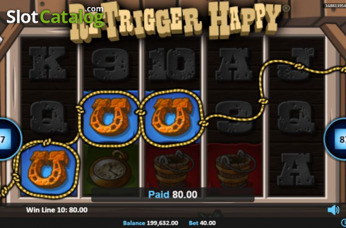 Bildschirm4. Re-Trigger Happy slot