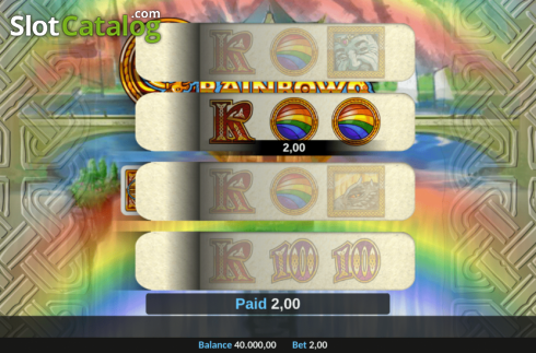 Schermo3. Cashing Rainbows Pull Tab slot