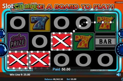Win Screen 4. Bar X Game Changer slot