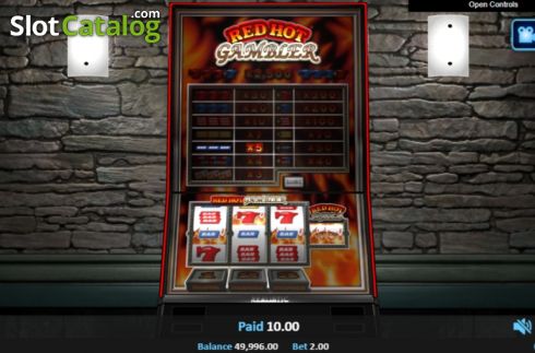 Skärmdump4. Red Hot Gambler slot