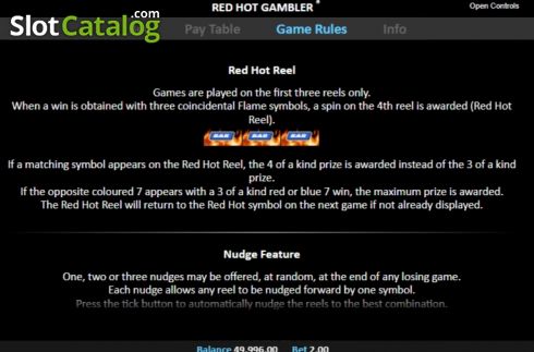 Bildschirm8. Red Hot Gambler slot