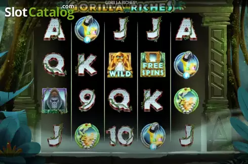 Game Screen. Gorilla Riches slot