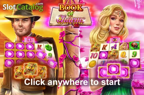 Start Screen. Book of Charms (Realistic) slot