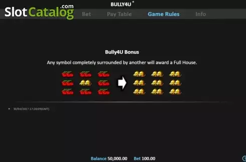 Bildschirm3. Bully4U slot