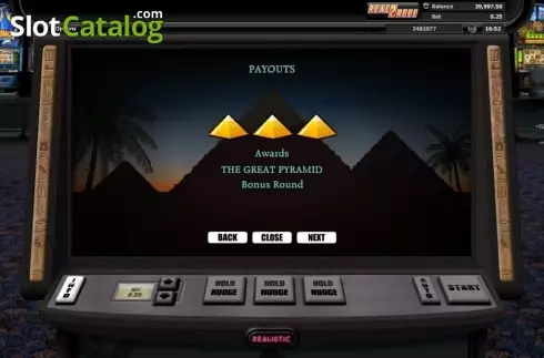 Paytable 2. The Great Pyramid slot