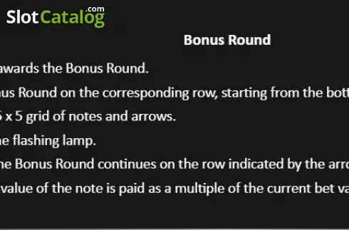 Bonus Round. Fortune 5 slot