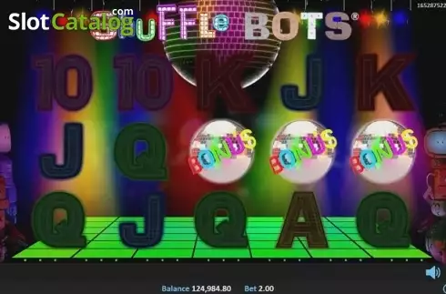 画面4. Shuffle Bots (シャッフル・ボッツ) カジノスロット