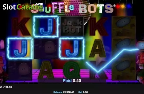 画面8. Shuffle Bots (シャッフル・ボッツ) カジノスロット
