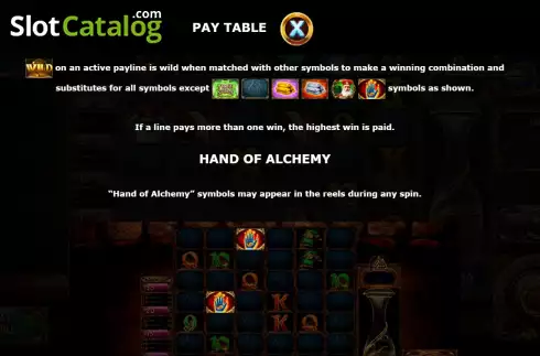 画面9. Alchemy Ways カジノスロット