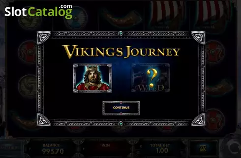Kings Feature Screen. Vikings Journey slot