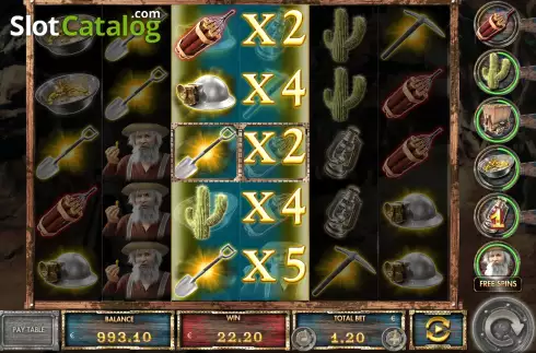Ekran9. Gold Rush Riches yuvası