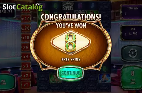 Free Spins Win Screen 2. Million Vegas slot