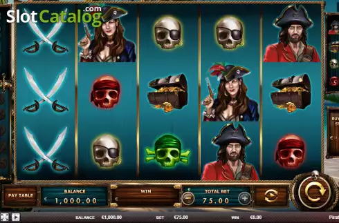 Game screen. Pirate Respins slot