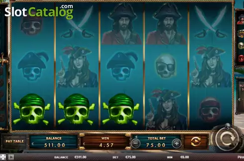 Win screen. Pirate Respins slot