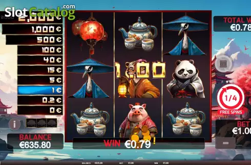 Schermo9. Lotus Dynasty slot