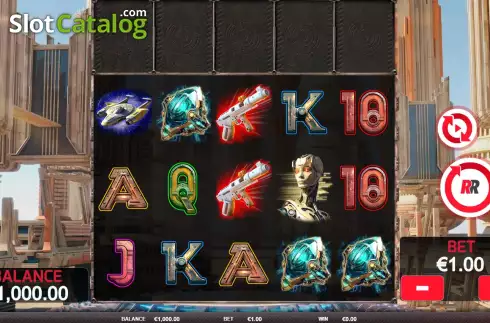 Bildschirm2. Space Wins slot