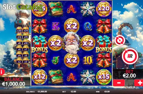 Bildschirm2. Christmas Wins slot