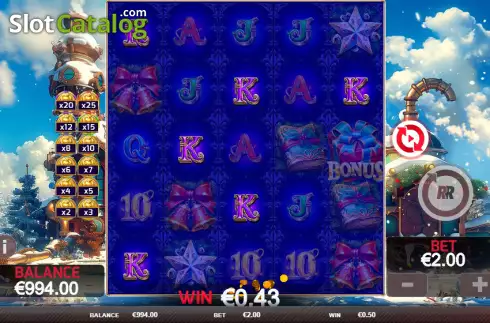 Bildschirm3. Christmas Wins slot