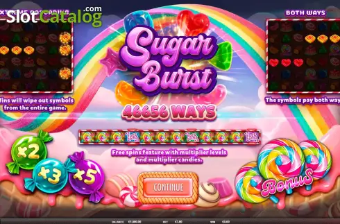 Bildschirm2. Sugar Burst slot