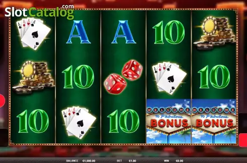 Bildschirm2. Vegas All In slot