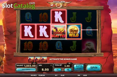 Bildschirm3. Grand Bison slot