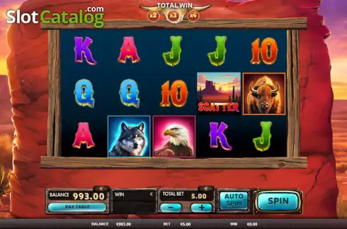 Bildschirm2. Grand Bison slot