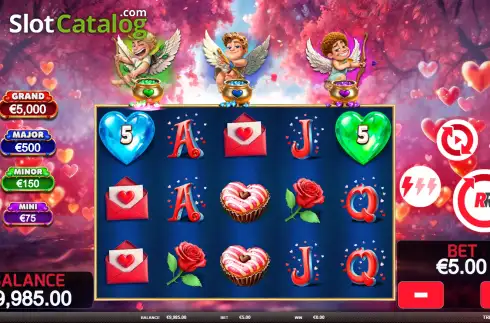 Écran2. Triple Valentine Machine à sous