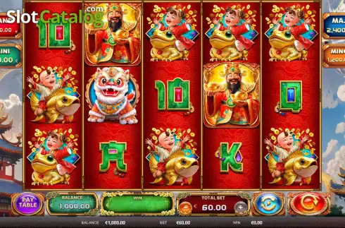 Bildschirm2. Wealthy Coins slot