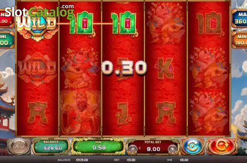 Bildschirm3. Wealthy Coins slot