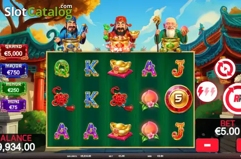 Schermo2. Triple Fu Lu Shou slot