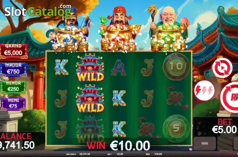 Schermo3. Triple Fu Lu Shou slot