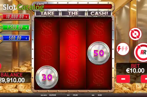 Schermo2. Take The Cash slot