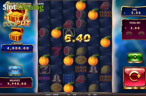 Schermo3. Million 777 Pot slot