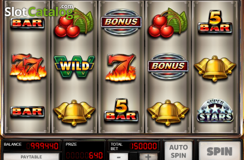 Schermo2. Super 5 Stars slot