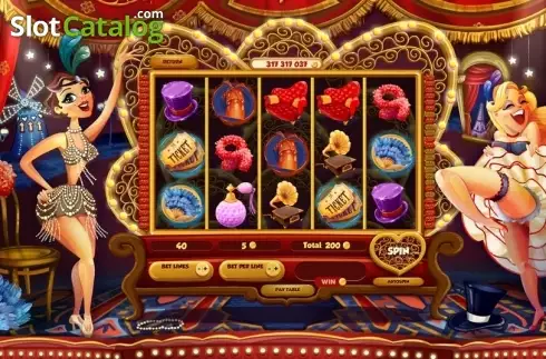 Écran2. Burlesque (Red Rake) Machine à sous