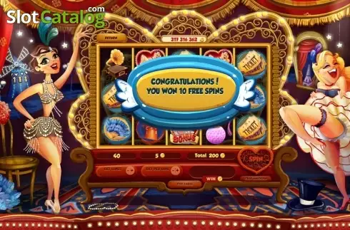 Écran4. Burlesque (Red Rake) Machine à sous