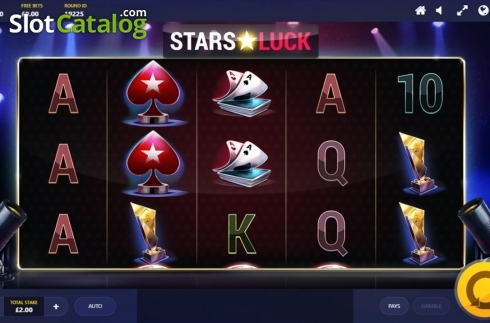 Reel Screen. Stars Luck slot