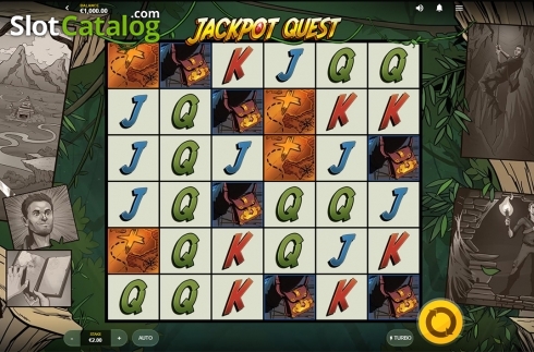 Reels screen. Jackpot Quest slot