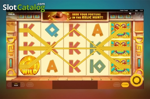 Win screen 3. Temple of Gold slot
