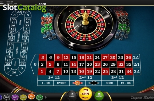 Schermo3. European Roulette (Red Tiger) slot