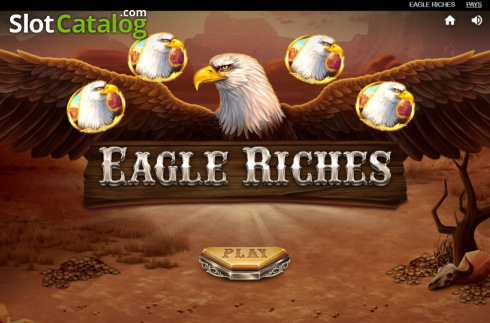 Start Screen. Eagle Riches slot