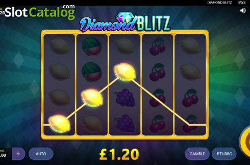 Win Screen 1. Diamond Blitz slot