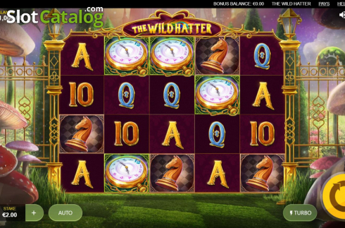 Bildschirm2. The Wild Hatter slot