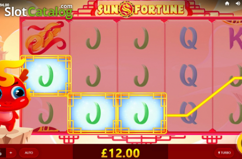 Skärmdump3. Sun Fortune slot