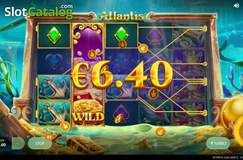 Win Screen 2. Atlantis (Red Tiger) slot