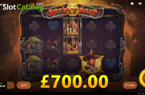 Win Screen 2. Bounty Raid slot